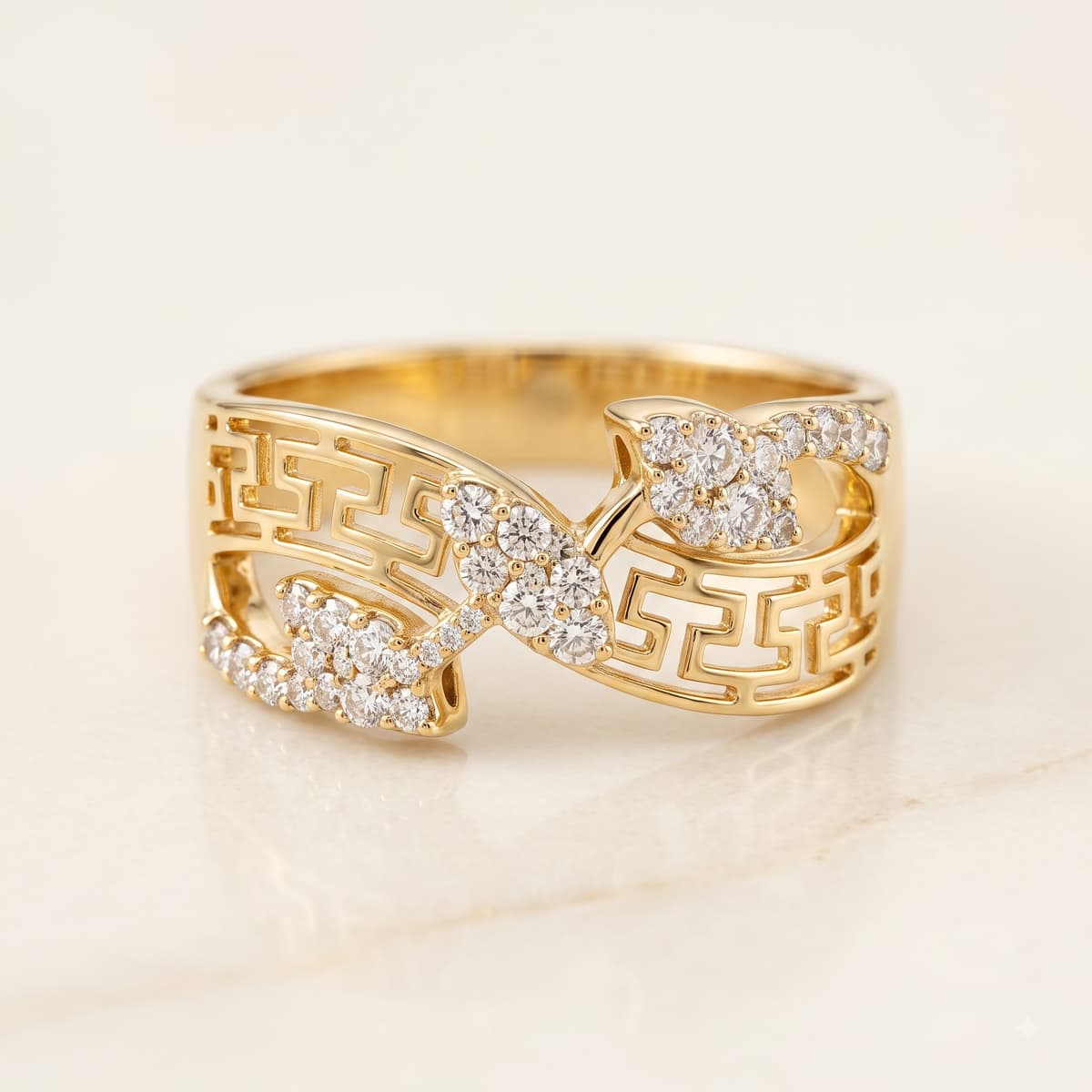 The Noor Pavé Eternity Band